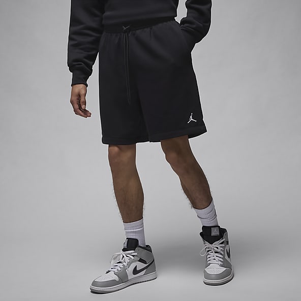 All black jordan shorts best sale